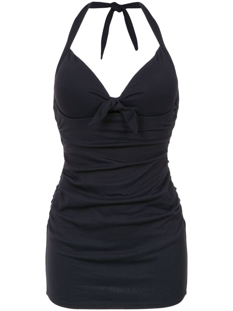 Amir Slama draped swimsuit - Black von Amir Slama