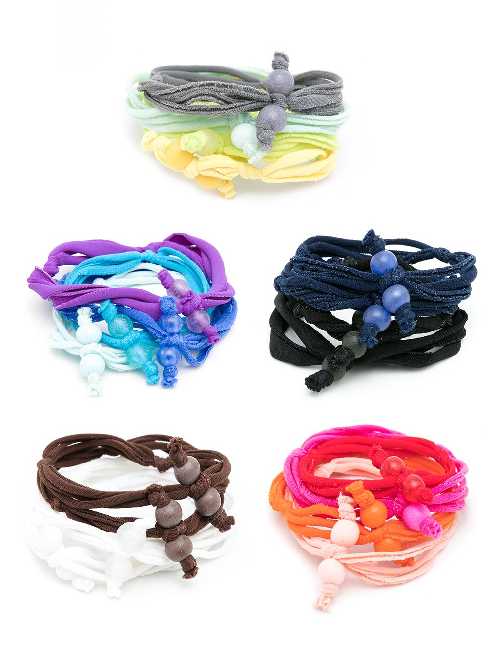 Amir Slama elastic hair band set - Multicolour von Amir Slama