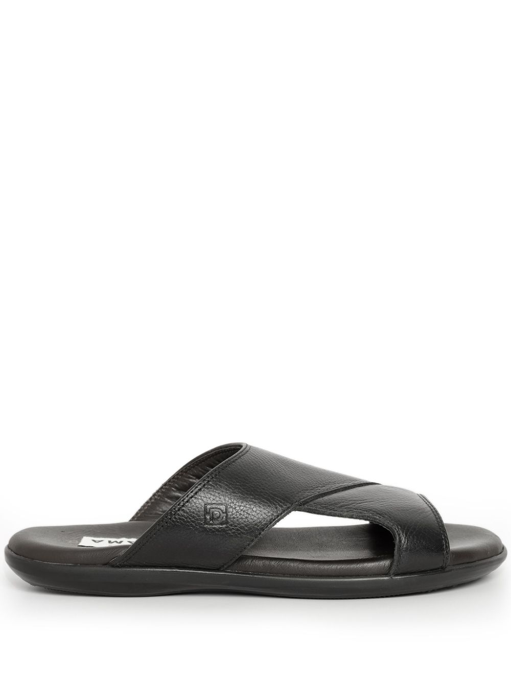 Amir Slama faux-leather slides - Black von Amir Slama