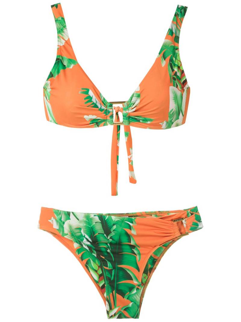 Amir Slama floral print bikini set - Green von Amir Slama