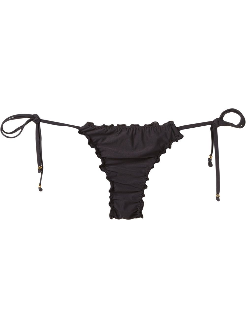 Amir Slama frilled bikini bottoms - Black von Amir Slama