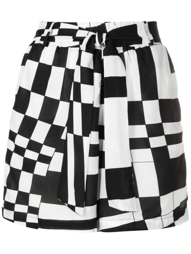 Amir Slama geometric-print shorts - Black von Amir Slama