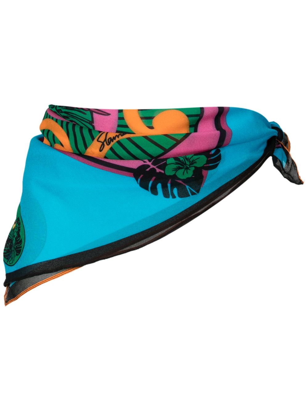 Amir Slama graphic-print sarong - Multicolour von Amir Slama