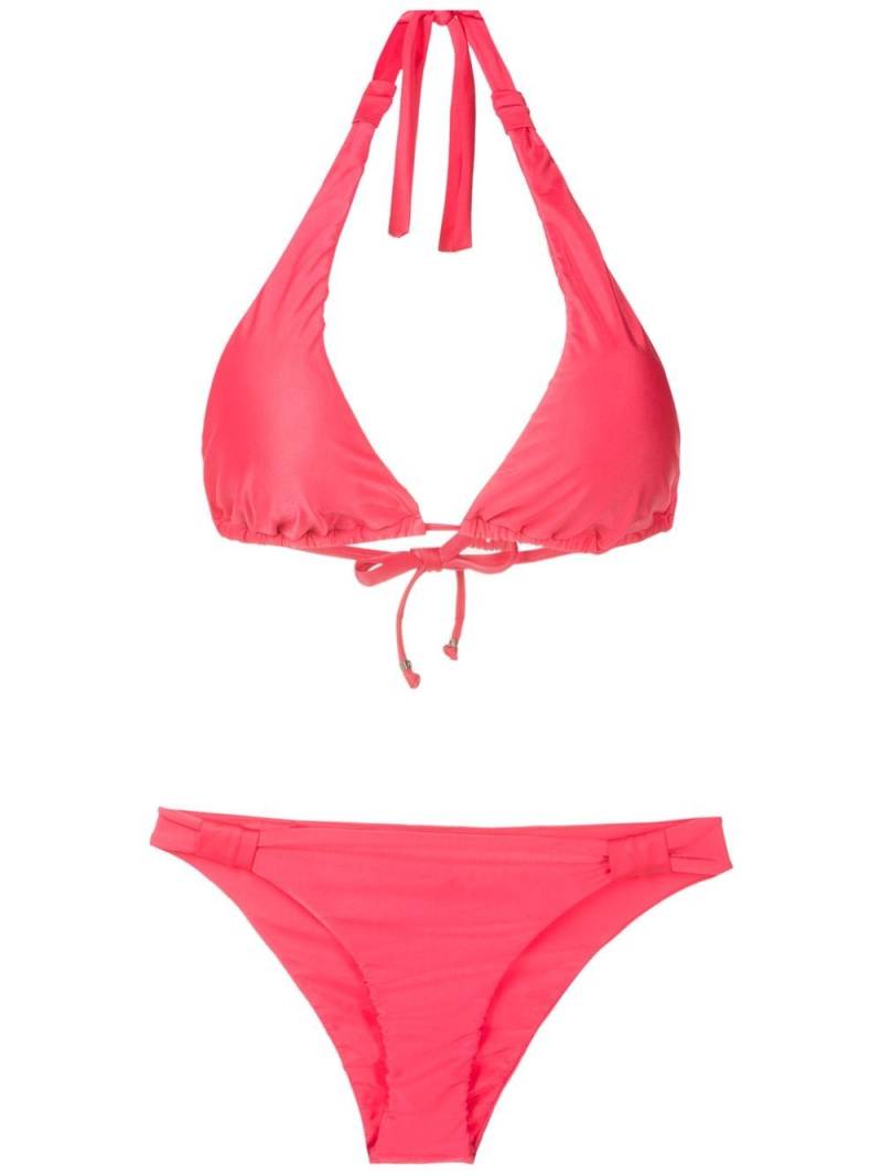 Amir Slama halterneck non-wired bikini set - Pink von Amir Slama