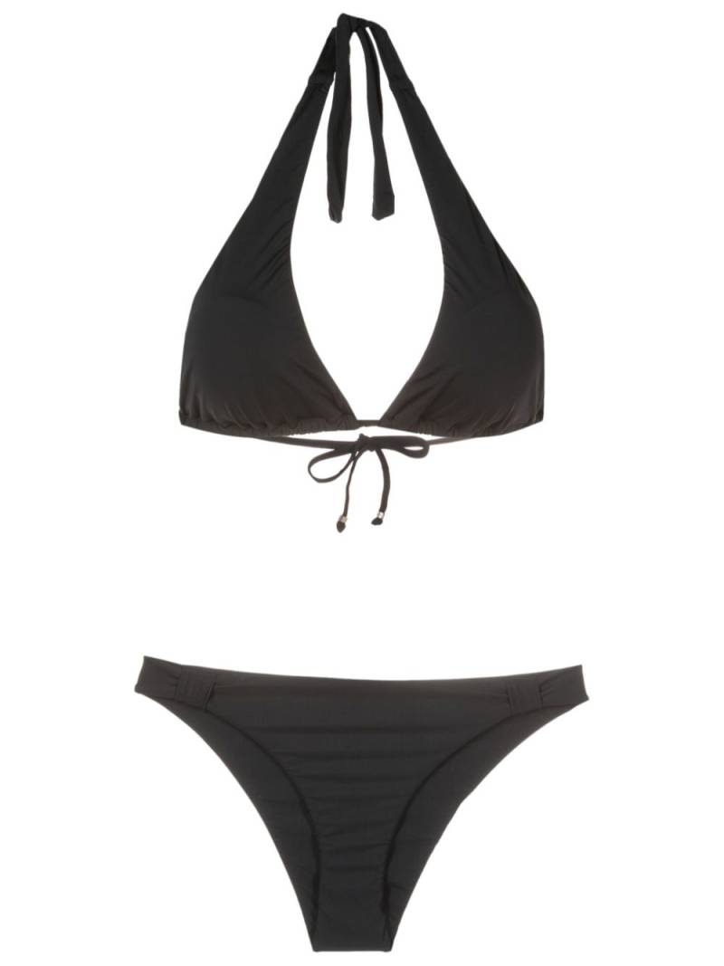 Amir Slama halterneck triangle bikini - Black von Amir Slama