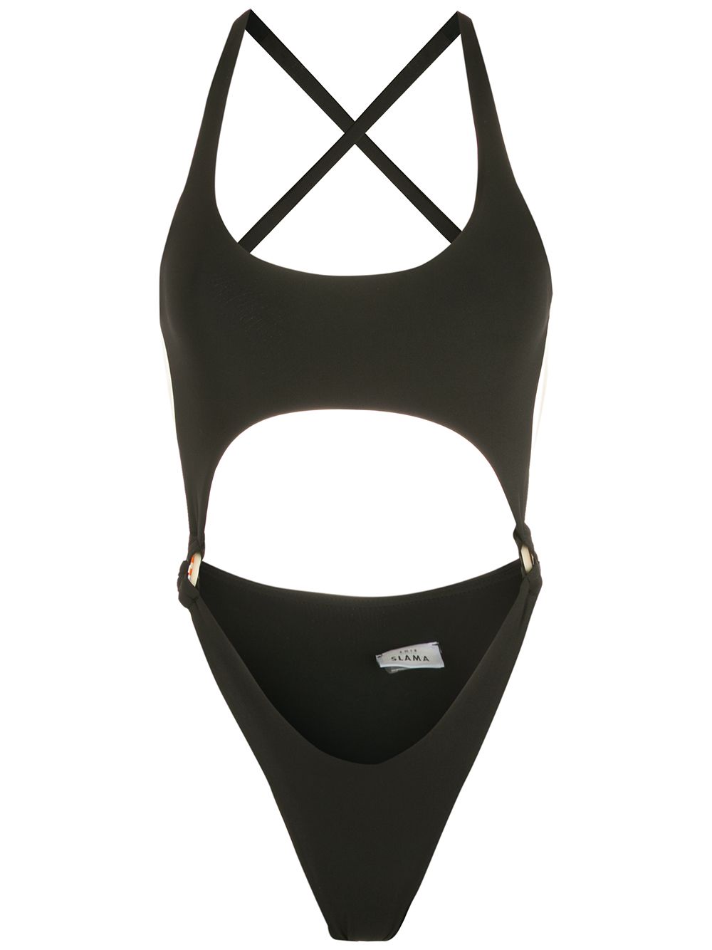 Amir Slama high-leg swimsuit - Black von Amir Slama