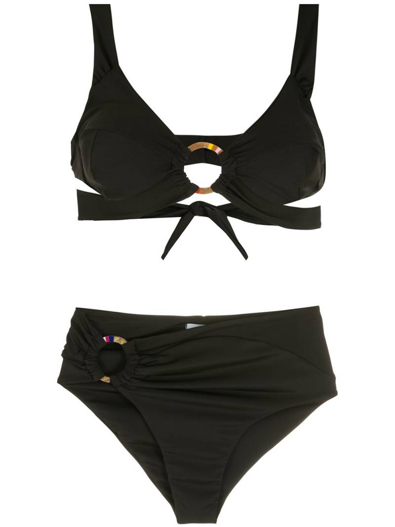 Amir Slama high-rise bikini set - Black von Amir Slama