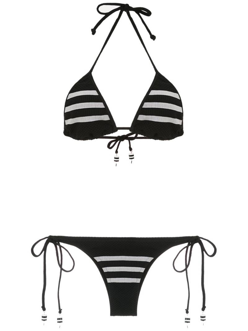 Amir Slama knitted bikini set - Black von Amir Slama