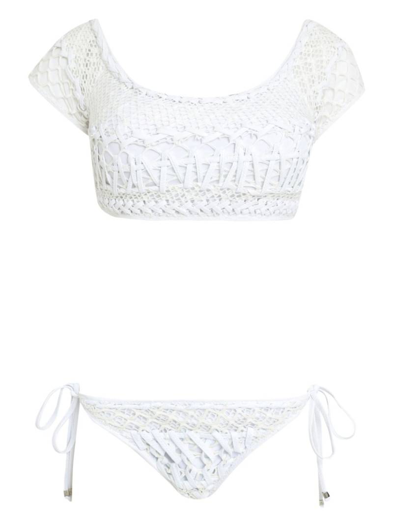 Amir Slama layered bikini set - White von Amir Slama