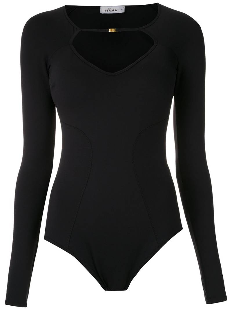 Amir Slama long-sleeved bodysuit - Black von Amir Slama