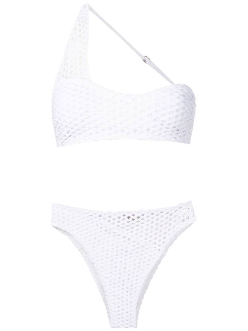 Amir Slama one-shoulder high-waist bikini - White von Amir Slama