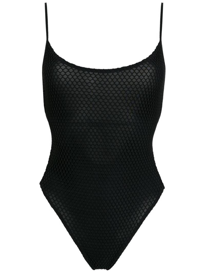 Amir Slama open back swimsuit - Black von Amir Slama