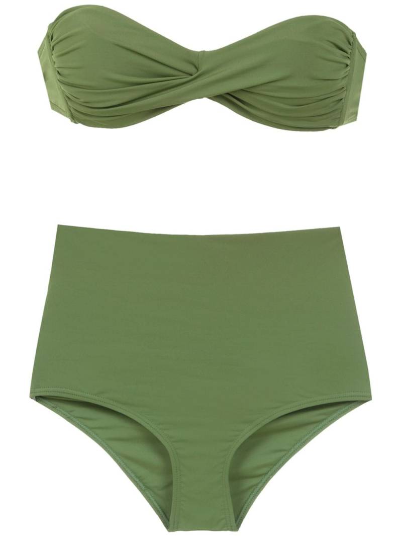 Amir Slama plain bikini set - Green von Amir Slama