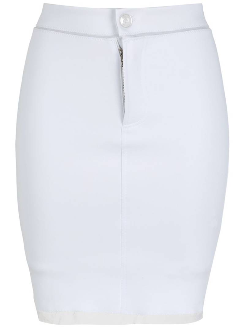 Amir Slama pockets pencil skirt - White von Amir Slama