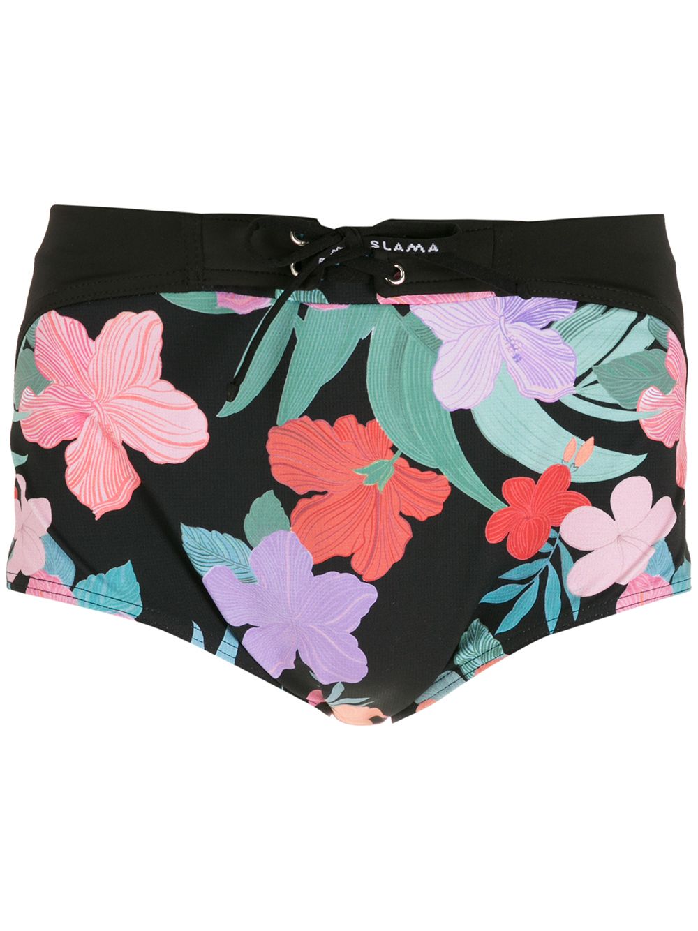 Amir Slama print Hibiscus swimming trunks - Multicolour von Amir Slama