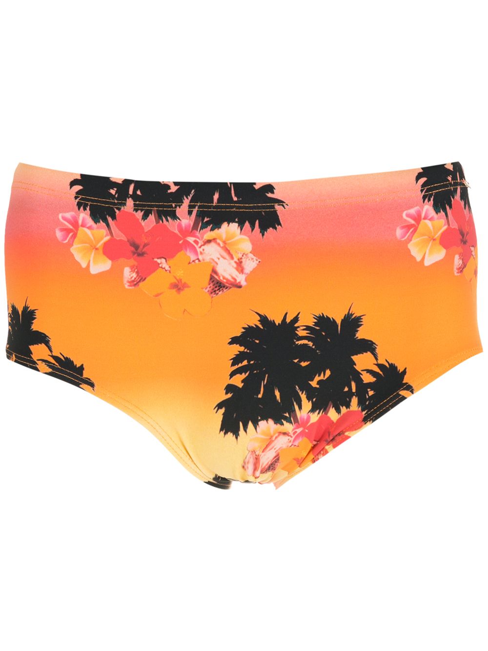 Amir Slama print Ilha de Hibiscus swimming trunks - Multicolour von Amir Slama