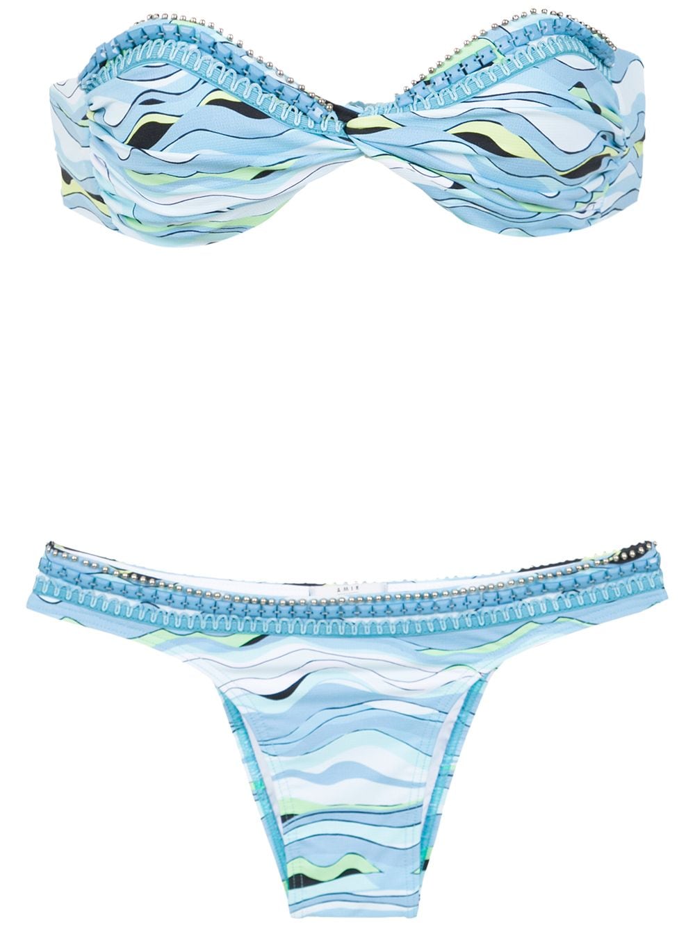 Amir Slama printed bikini - Blue von Amir Slama