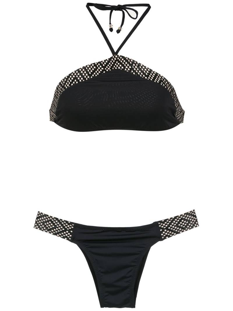 Amir Slama printed bikini set - Black von Amir Slama