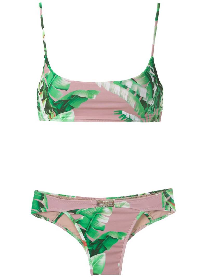 Amir Slama printed bikini set - Green von Amir Slama