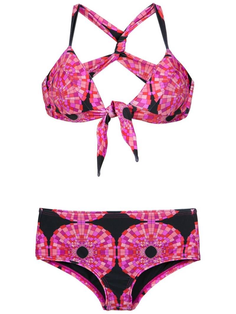 Amir Slama printed bikini set - Pink von Amir Slama