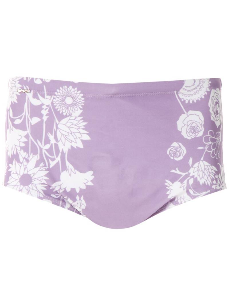 Amir Slama printed trunks - Purple von Amir Slama