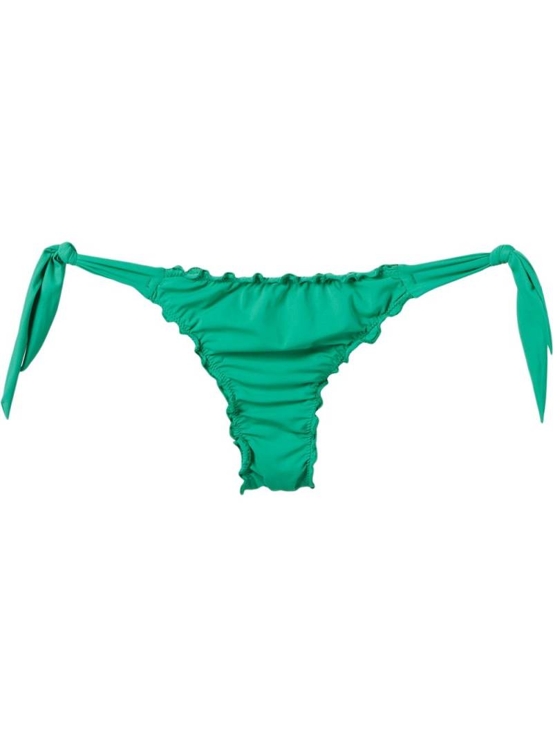 Amir Slama ruched bikini bottons - Green von Amir Slama