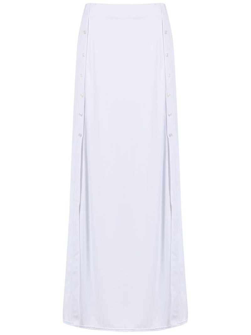 Amir Slama side slits skirt - White von Amir Slama