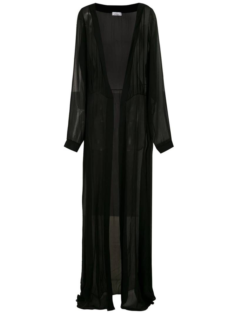 Amir Slama silk kaftan - Black von Amir Slama