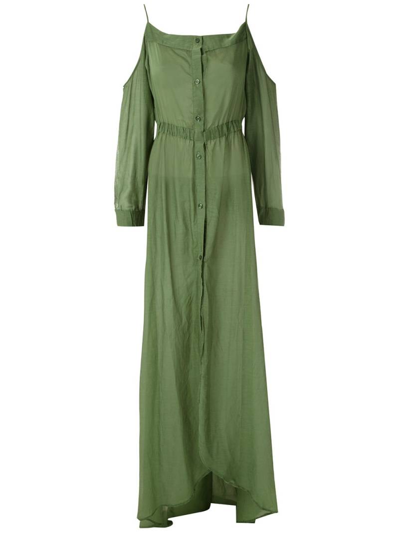 Amir Slama silk maxi dress - Green von Amir Slama