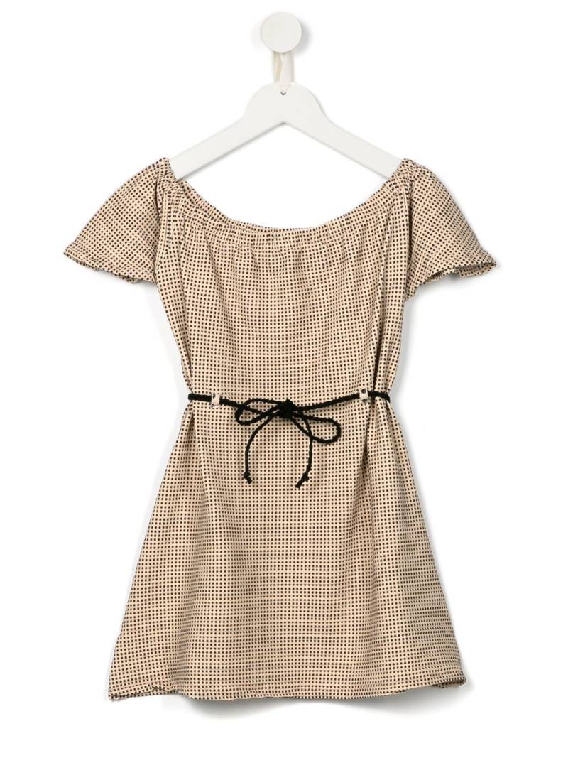 Amir Slama spot-print T-shirt dress - Neutrals von Amir Slama