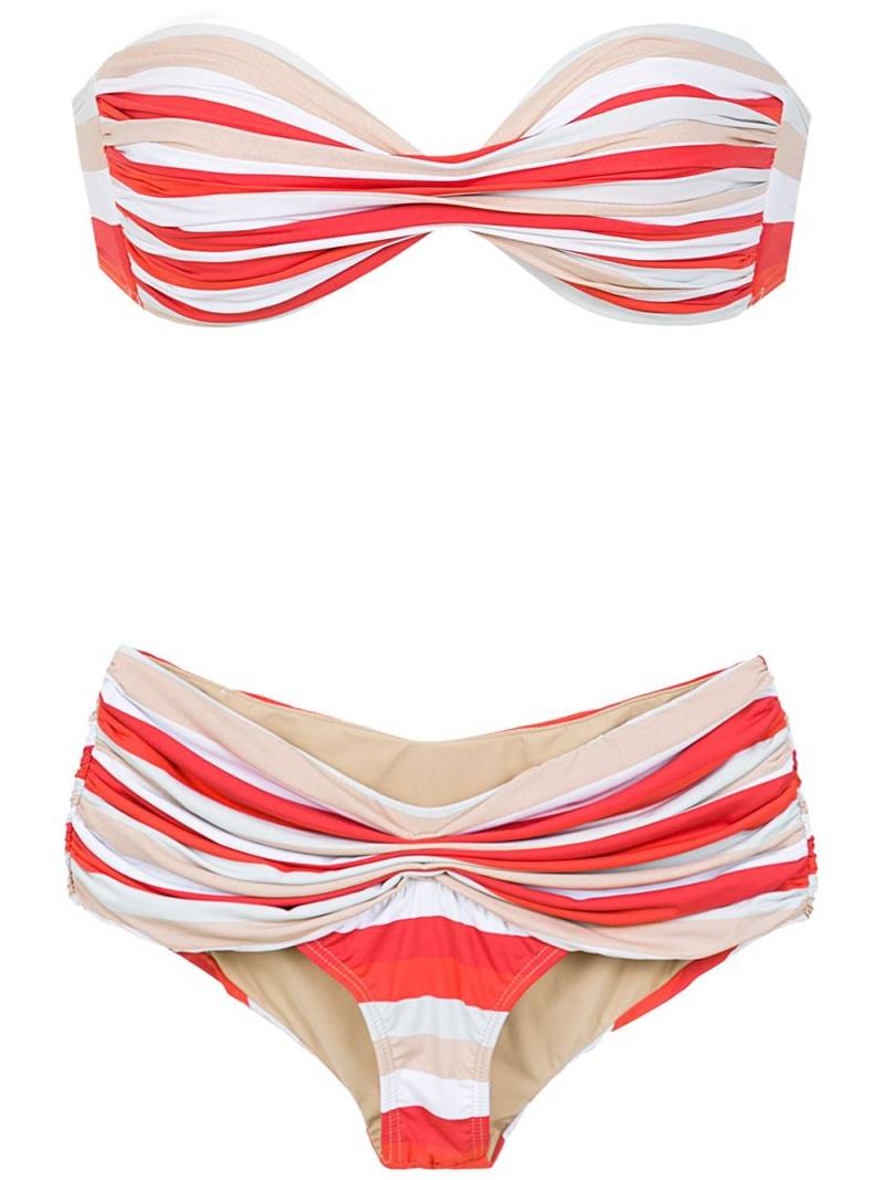 Amir Slama striped bikini - Red von Amir Slama