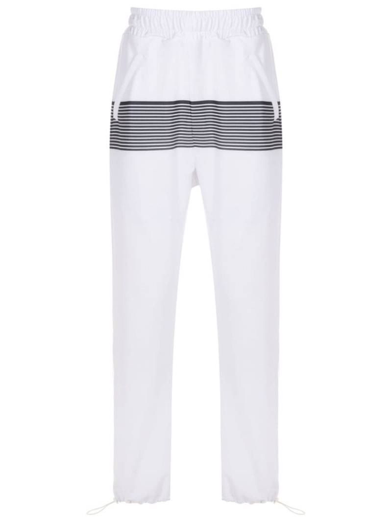 Amir Slama striped straight-leg track pants - White von Amir Slama