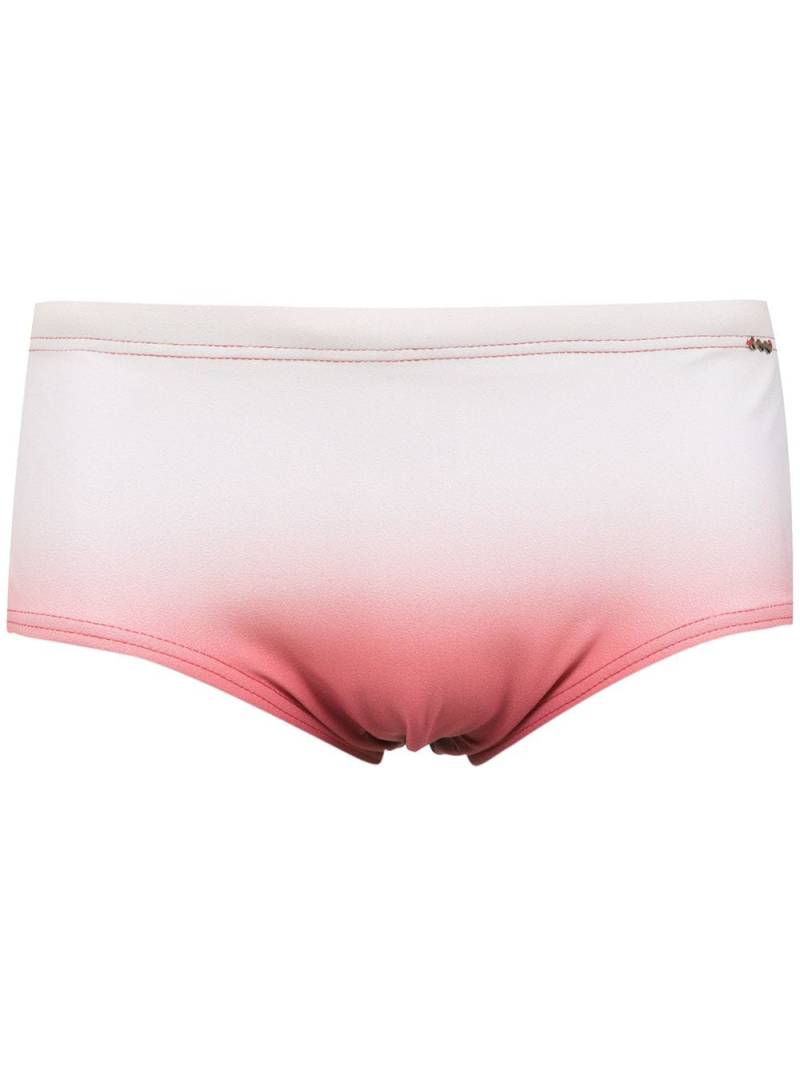 Amir Slama tie dye swim briefs - Red von Amir Slama