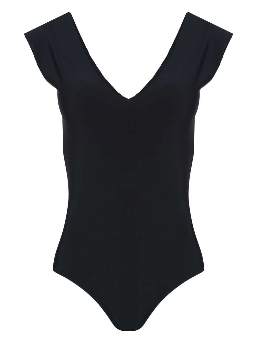 Amir Slama twist-detail swimsuit - Black von Amir Slama