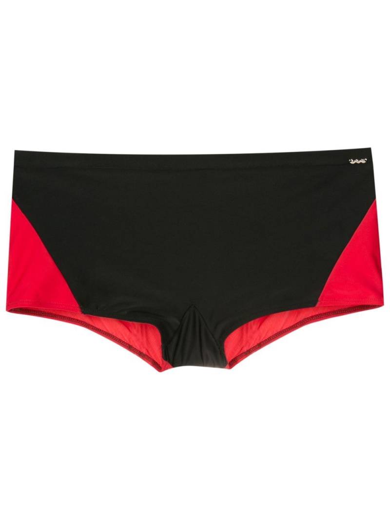 Amir Slama two-tone swim trunks - Red von Amir Slama