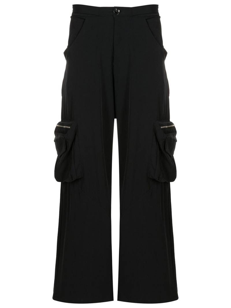 Amir Slama multi-pocket wide-leg trousers - Black von Amir Slama