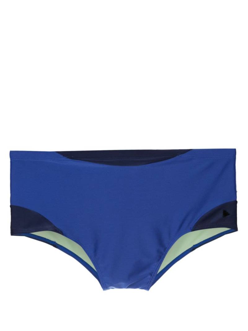 Amir Slama panelled swim shorts - Blue von Amir Slama