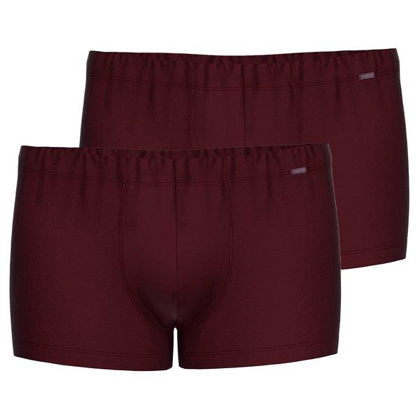 2er Pack Tencel - Retro-short Pant Herren Rot XXL von Ammann