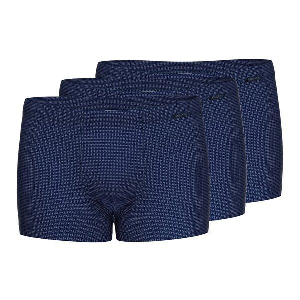 3er Pack Nelson - Retro-short Pant Herren Blau XXL von Ammann