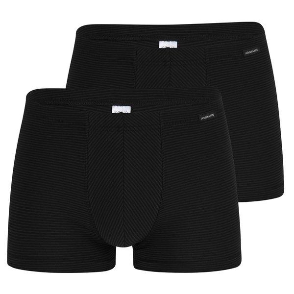 2er Pack Cotton & More - Retro-short Pant Herren Schwarz 3XL von Ammann