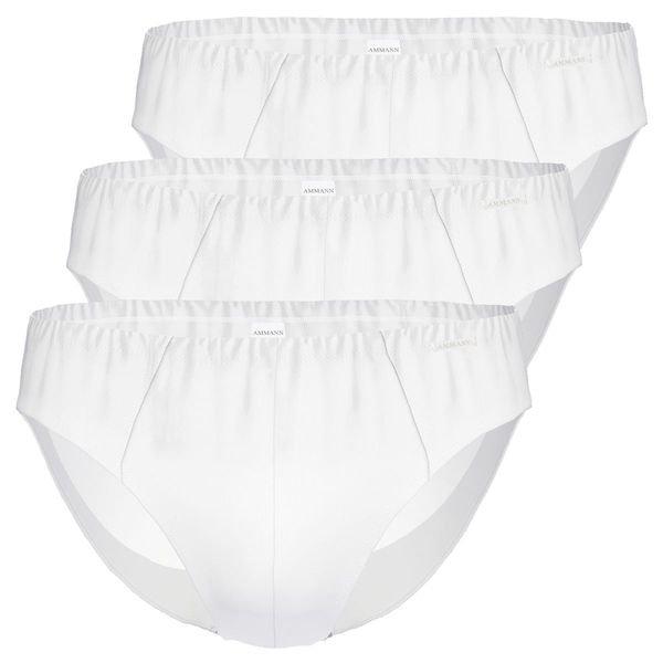 3er Pack Micro Modal - Mini-slip Unterhose Herren Weiss L von Ammann