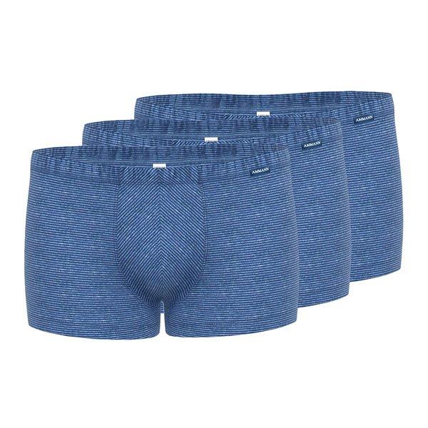 3er Pack Jeans Single - Retro-short Pant Herren Blau M von Ammann