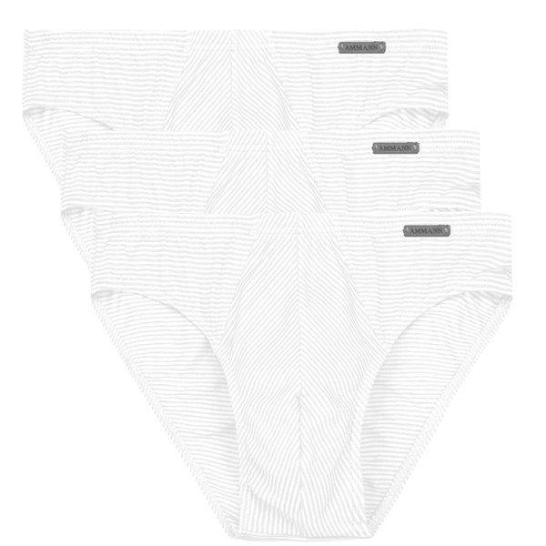 Ammann - 3er Pack Cotton & More Mini-Slip / Unterhose, für Herren, Weiss, Größe XL von Ammann