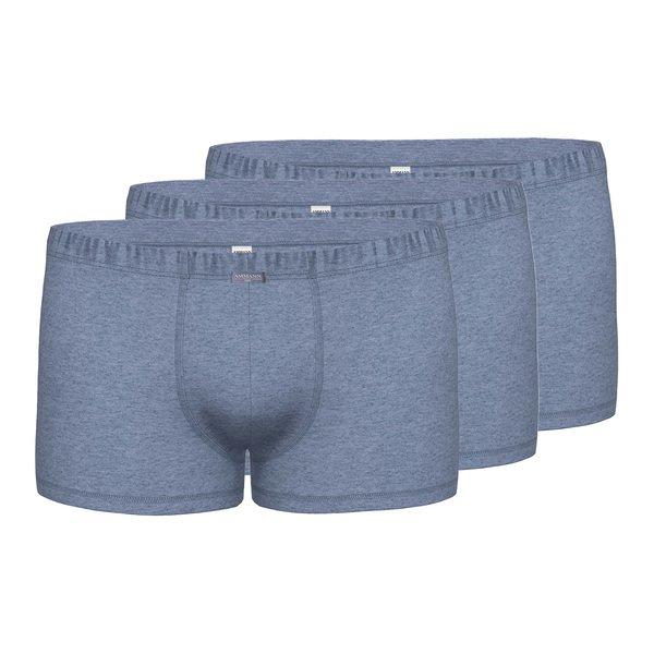 Ammann - 3er Pack Denim Retro-Short / Pant, für Herren, Blau, Größe XXL von Ammann