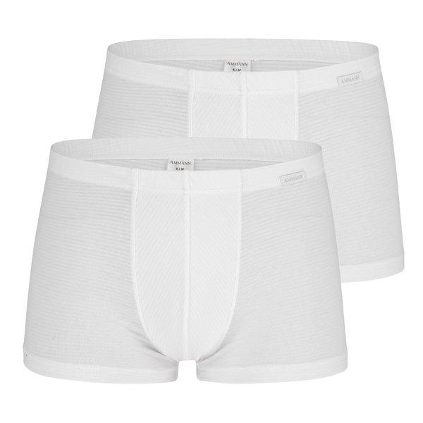 2er Pack Cotton & More - Retro-short Pant Herren Weiss M von Ammann