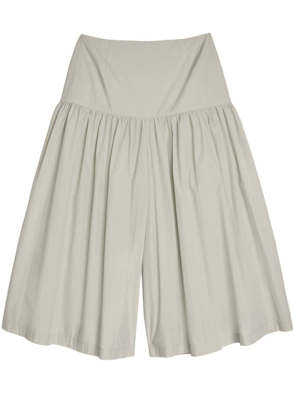 Amomento flared cropped trousers - Grey