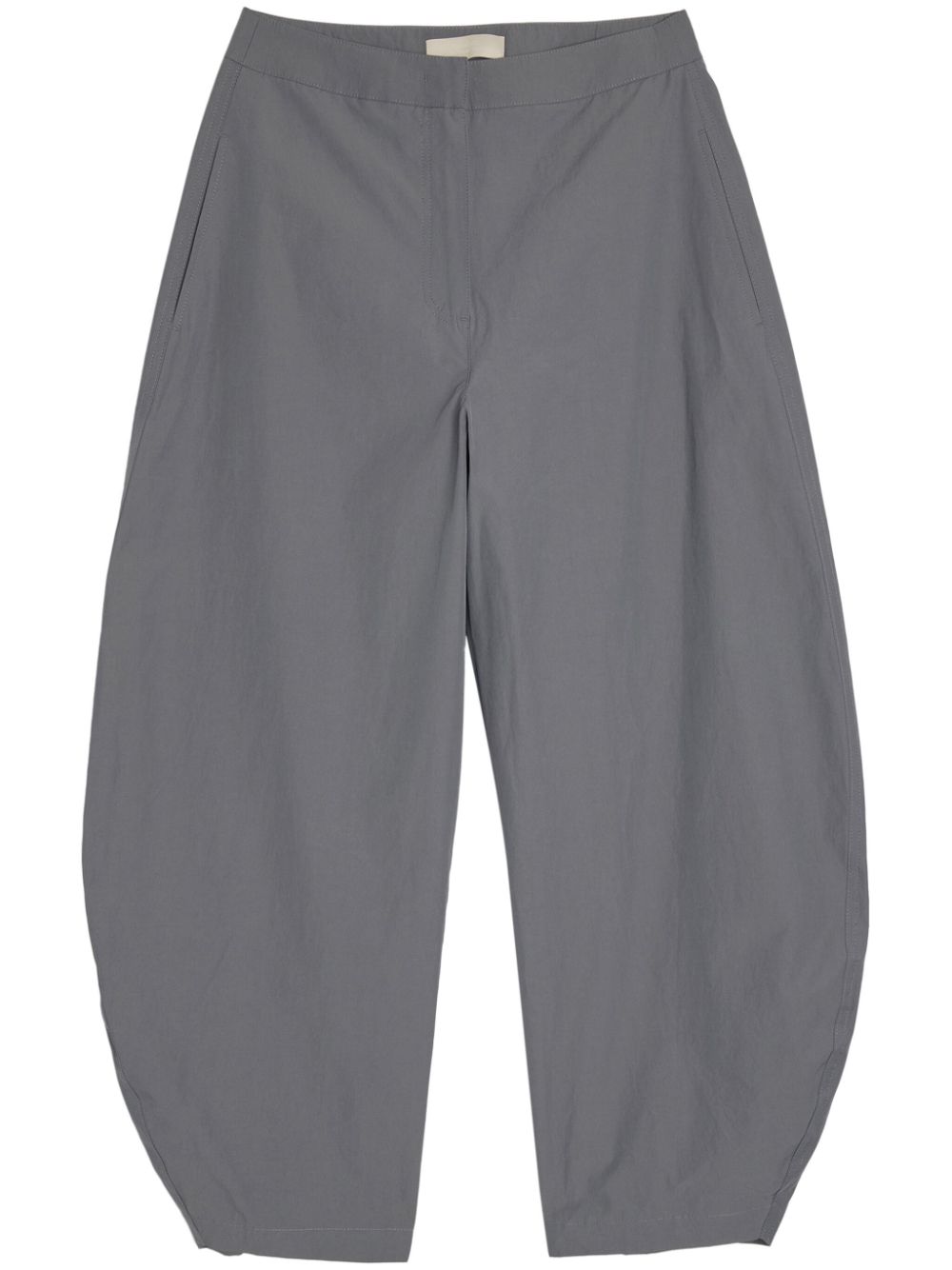 Amomento high-waisted tapered trousers - Grey von Amomento