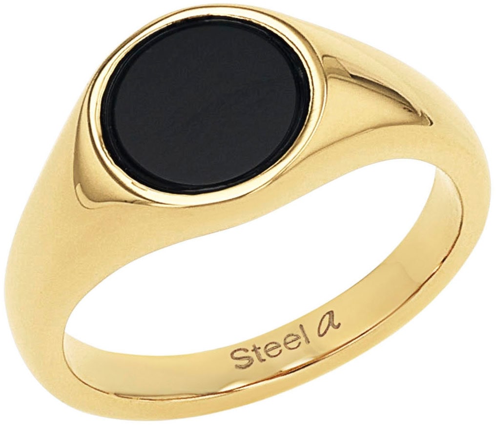 Amor Fingerring »2037297/-298/-299/-300-306, 2037307/-08/-09/-10-16«, mit Onyx Amor Fingerring »2037297/-298/-299/-300-306, 2037307/-08/-09/-10-16«, mit Onyx von Amor