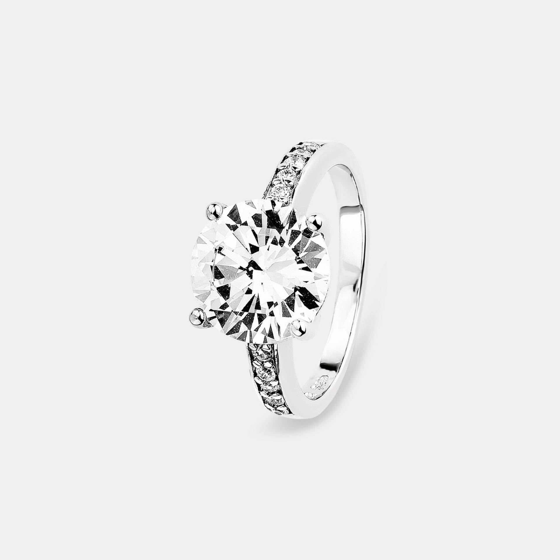 Ring Mit Stein Damen Silber 56 von amor