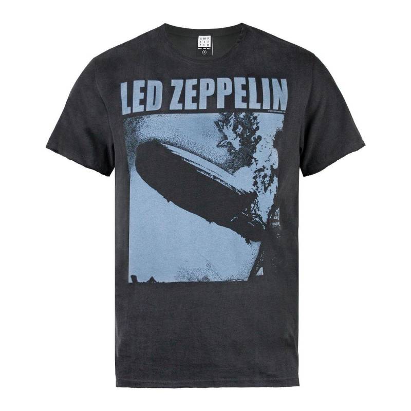 Led Zeppelin Tour 77 Tshirt Herren Charcoal Black XXL von Amplified